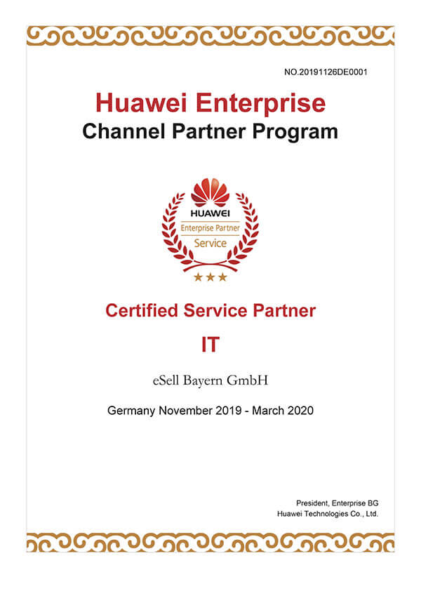 HUAWEI 3 Star Certificate